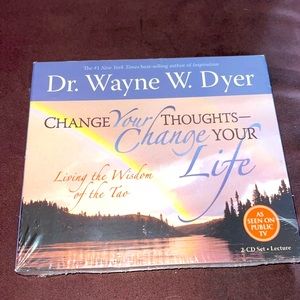 BNWT Dr. Wayne W Dyer, change your thoughts change your life to CD set.